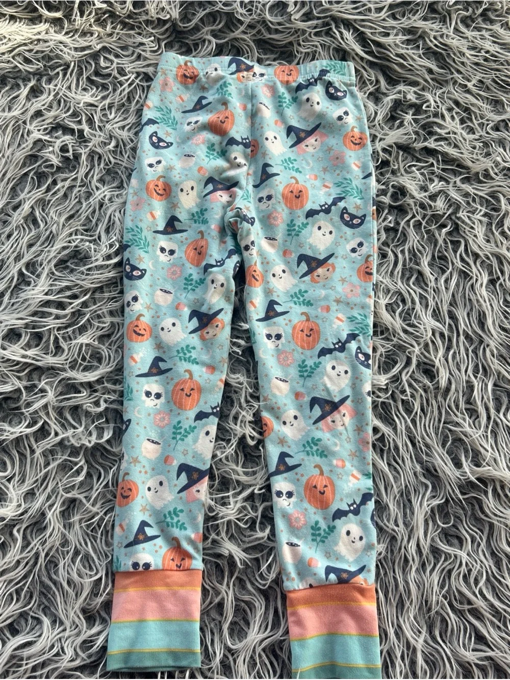 Matilda Jane Girls Halloween Pajamas Pjs Size 6 Pumpkins Bats.